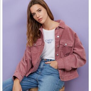 Vintage Woolrich Oversized 70’s / 80’s Style Pink Corduroy Jacket
